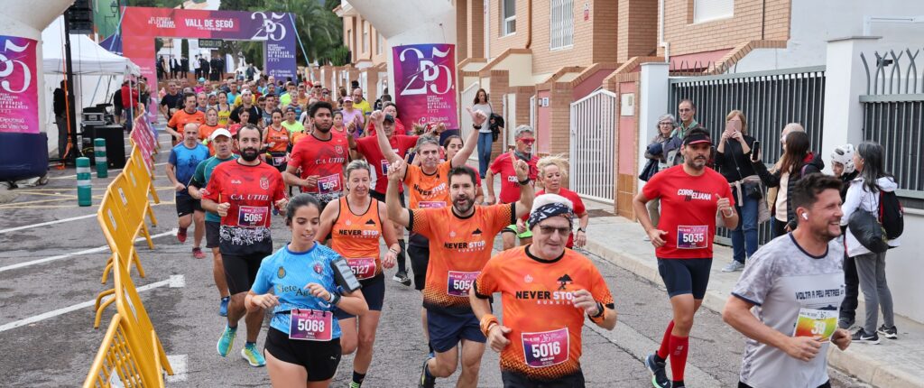 La Mancomunitat de Les Valls celebra una 10K solidària per la dana.